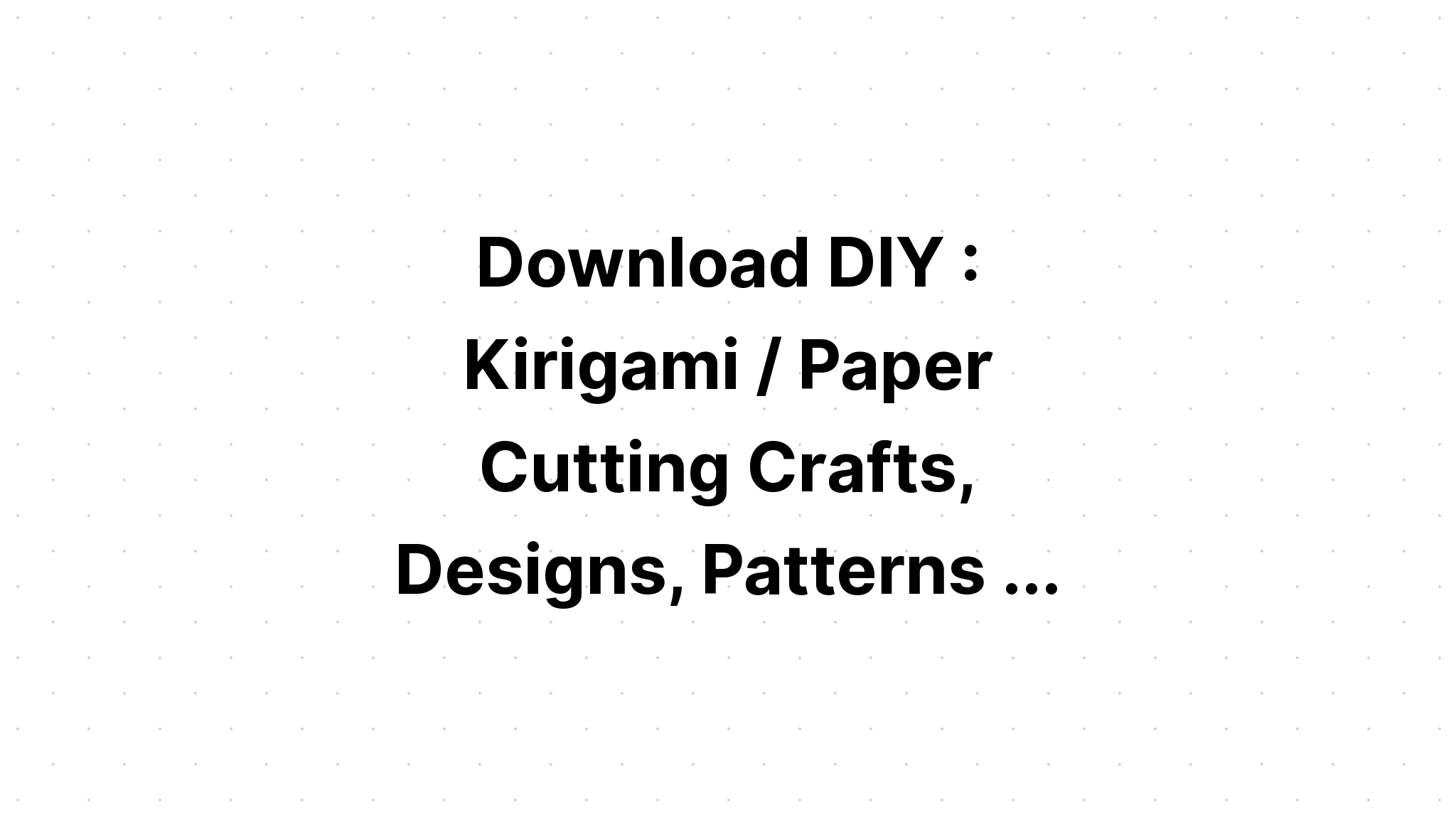 Download New Home Paper Cut Design SVG File